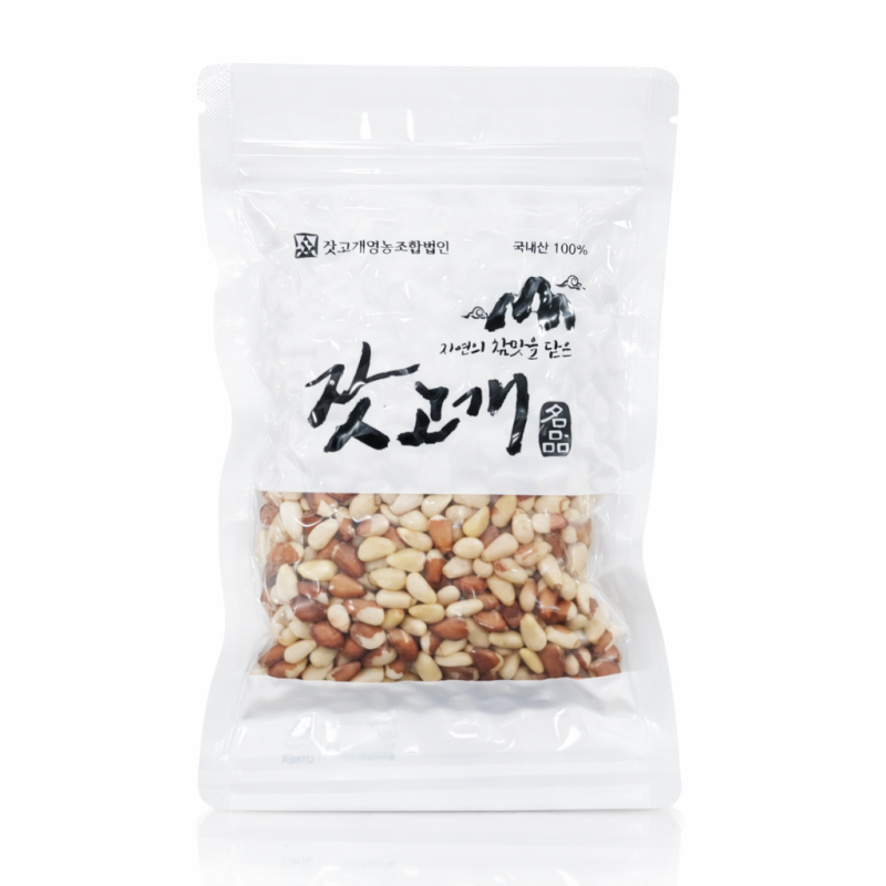 (무료배송) 국내산잣 홍천 잣고개 황잣 200g (지퍼백)