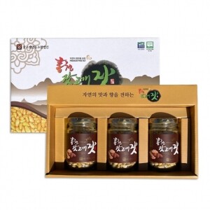 [6월 특가세일] 홍천 잣고개 잣 100g*3ea 선물세트 (쇼핑백 포함)